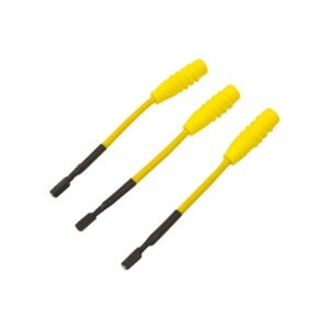 16970-164P3 Medium Yellow Female Spade .12W (3 Pack)