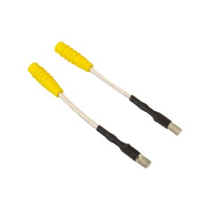 16970-186P2 Large White Male Spade .25 x .032 (2 pack) - Image 1