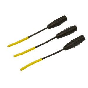 16970-204P3 Black Female Square Terminal 0.025 (3 Pack) - Image 1