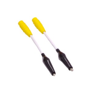 16970-216P2 White Alligator Clips (2 pack)